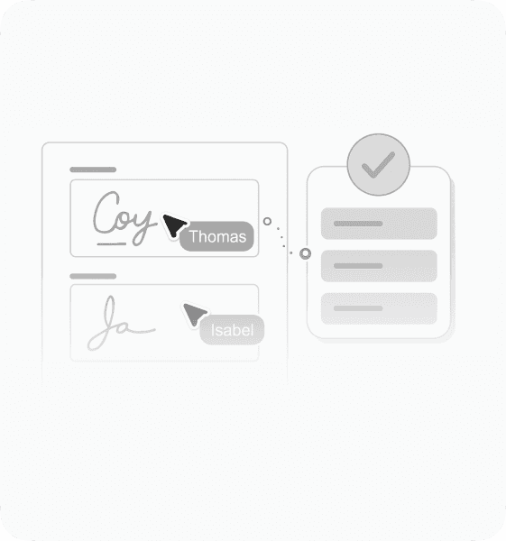 Built-in E-signatures